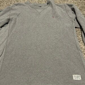 Tommy Hilfiger Men's Gray Long Sleeve Tee
